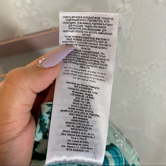 Guess botanic print Lilly linen shorts NWT Size 6 - Picture 8 of 9